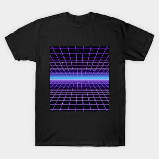 Future Synthwave Horizon T-Shirt